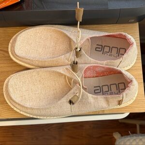 Hey Dude Light Tan Slip-On Shoes